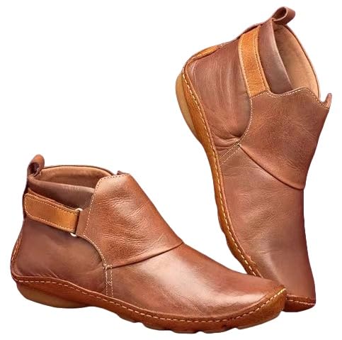 Big size fashionable casual short boots with zipper and flat sole for ladies short boots