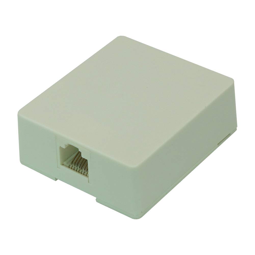 7 ft. Telephone Line Cord - White