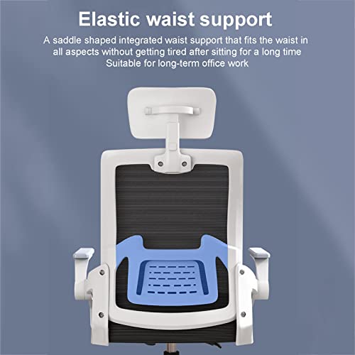 Chaise informatique FLXHSA corrige la posture assise confortable rose à roues - 4