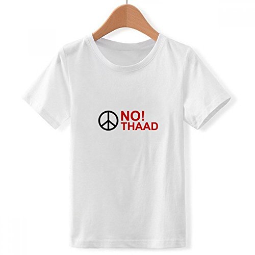 T-shirt pacifisme Pas THAAD multicolore idéal pour le style décontracté des ados