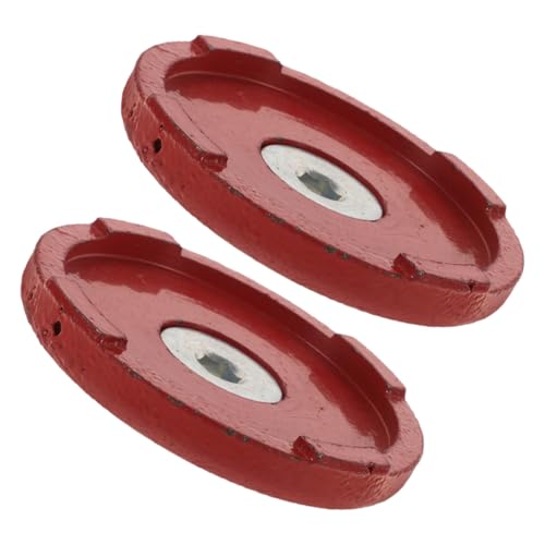 HONMEET 2 Piezas Estabilizador de Bloque de Gato para Rv Rueda Giratoria y Bandeja de Rueda Delantera, Accesorio para Gato Hidráulico de Doble Bomba para Elevador Todoterreno, Calzo