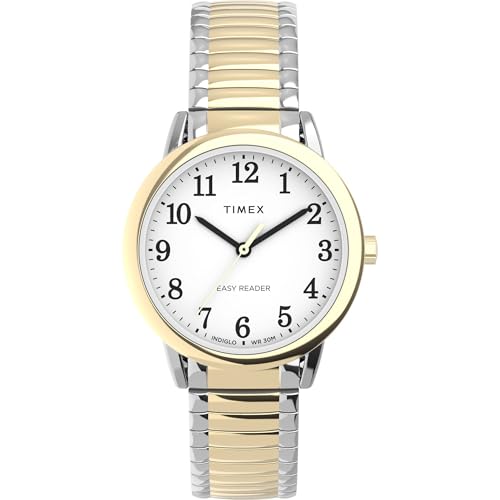 Image of TIMEX Easy Reader Classic White Round Dial Analog Women's Watch - TW2V94800JQ