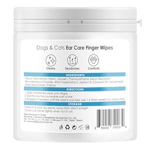 Mooncat-Ear-Cleaner-WipesEar-Cleansing-Finger-Wipes-for-Cats-Ear-Wipes-for-CatsDog-Grooming-SuppliesReduces-Dirt-and-Cleans-Wax-BuildupPet-Ear-Wash-Wipes-40-Finger-Wipes - Cucciolini Doodles   Mooncat-Ear-Cleaner-WipesEar-Cleansing-Finger-Wipes-for-Cats-Ear-Wipes-for-CatsDog-Grooming-SuppliesReduces-Dirt-and-Cleans-Wax-BuildupPet-Ear-Wash-Wipes-40-Finger-Wipes