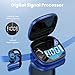 Ear Buds Open Ear Headphones Wireless Earbuds 80Hrs Playtime Bluetooth Ear Buds with Earhooks Bluetooth 5.4 Touch Control Air Conduction Sport Headsets IPX7 Waterproof Earphones for Running (Blue)
