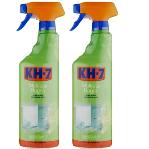 KH7 non necessita risciacquo e questo lo rende il tuo alleato più comodo e funzionale per la pulizia del bagno.