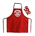 SD toys Hogwarts Tablier de Cuisine avec Logo Apron and Oven Glove in Plastic Box Harry Potter Official Merchandising Référence DD Textiles de Maison Unisexe Adulte, Multicolore (Multicolore), Unique