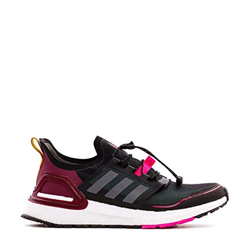 adidas Women's Ultraboost Cold.RDY Running Shoe, Black/Iron Metallic/Power Berry, 5
