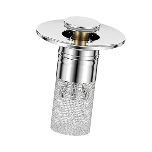 YunJove ���ʑ�r���� �X�e�����X�� ���ʑ�t�B���^�[ �w�A�L���b�`���[ �r�����J�o�[ �v���X���\�� �ȒP���| �H��s�v �����~���� �L�b�`�� �o�X���[�� �g�C���ɓK�p, 5.9x6.6x2.2cm