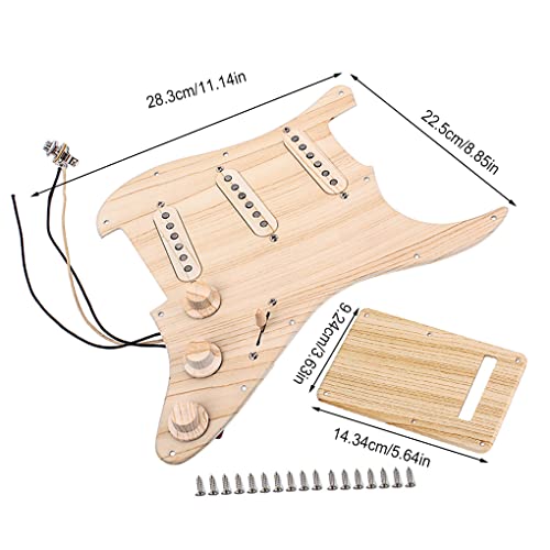 lerwliop Pièces d’instruments de musique de couverture arrière de garde de pickguard de guitare professionnelle - Les Beatles, Paul McCartney, John Lennon, RIngo Starr, George Harrison lerwliop Pièces d'instruments de musique de couverture arrière de garde de pickguard de guitare professionnelle – Image 6