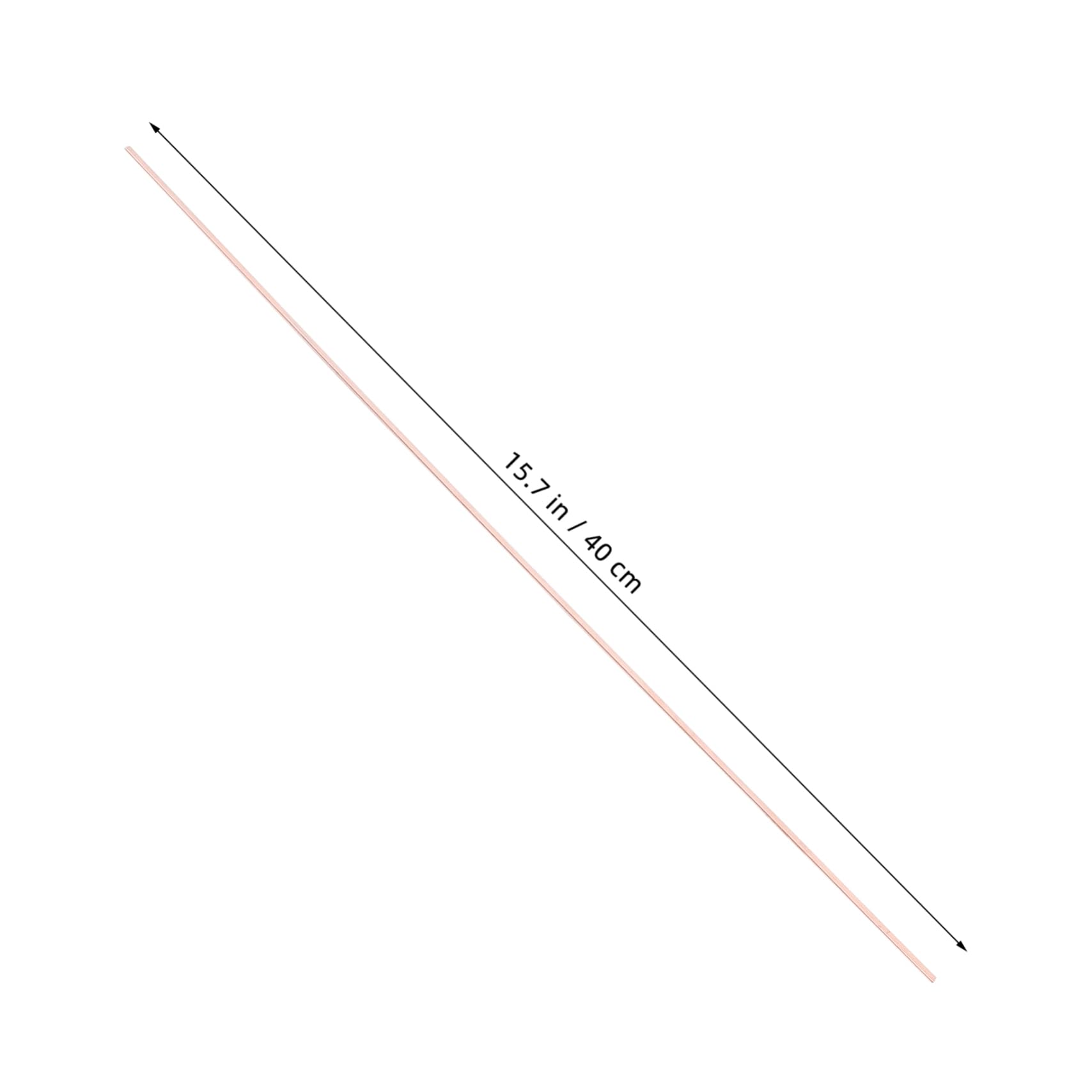 Cabilock Copper Welding Rods 10pcs Flat Bar Plate for Metal Welding Rods Metal Working Supplies