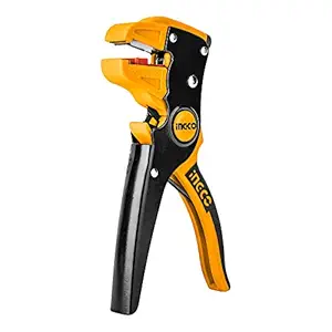 INGCO Wire Stripper, 2 in 1 Cable Wire Stripper with Cutter, 0.5mm~6mm Stripper diameter Wire Stripping Tool for Flat Ribbon Cable Wire Electrical Automotive Repair