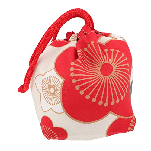 Abaodam Japanese Style Handbag Drawstring Bag Sweets Case Kimono Drawstring Tote Treat Bags Organizer Tote Bag Storage Pouch Jewelry Coin Purse Drawstring Pouch Fabric Accessories Clothing