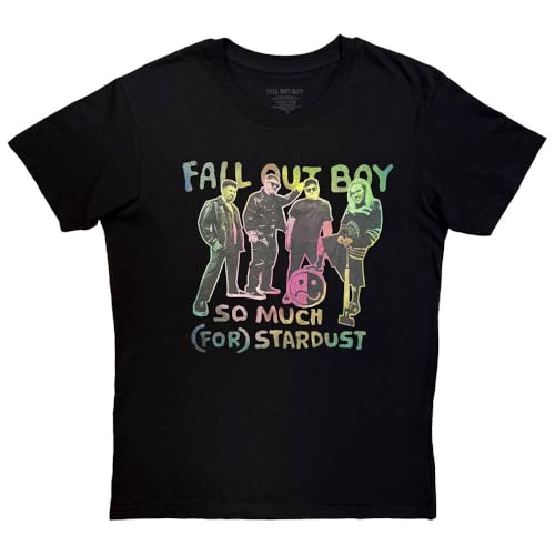 T-shirt Fall Out Boy Stardust avec logo officiel du groupe de rock