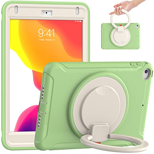 Protection iPad Pro 12.9 2021 Matcha Green avec support 360 pivot