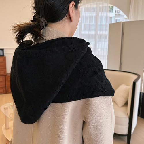 NUEAYMS Women Winter Scarf Hat Shawl Girl Headwear for Girl Cycling Climbing Skiing Scarf Hat Thick Lining Women Accessories4