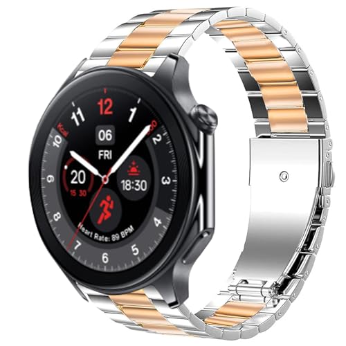 Bracelet acier inoxydable OnePlus Watch 2 montre connectée métal maillons dégagement rapide