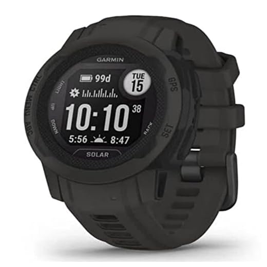 GARMIN Instinct 2S Solar, Outdoor Smartwatch, GPS, Ingebouwde Sportapps, Gezondheids Functies, Langere Batterijduur, Garmin Pay