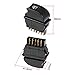 uxcell Universal 5 Pin Car Window Switch Car Control Rocker Switch Master with Switch & Wiring Harness Momentary Glass Lifter Switch DC 12V
