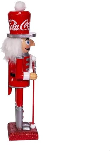 Miniatura 2 de Coca-Cola Kurt S. Adler - Cascanueces de madera de 10 pulgadas, multicolor (CC6202)