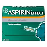 Aspirin Effect Granulat | Mittel gegen Kopfschmerz | ideal auf Reisen und für unterwegs | schnelle und effektive Linderung | 20 Beutel