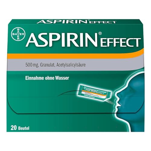 Aspirin Effect Granulat | Mittel gegen Kopfschmerz | ideal auf Reisen und für unterwegs | schnelle und effektive Linderung | 20 Beutel