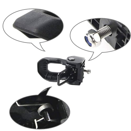 Verrou de capot JK JL 2007-2019 : kit 4x accessoires modification capot auto - 7