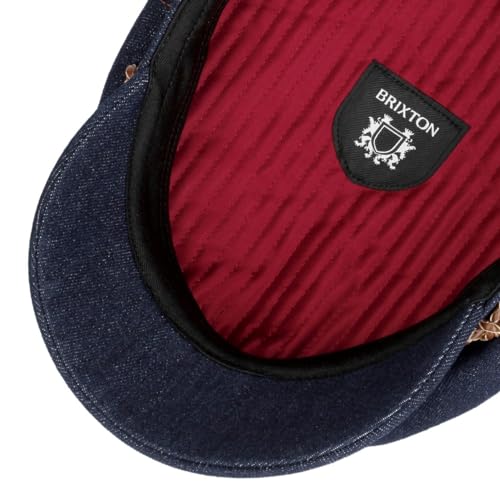 Image of Brixton Fiddler Cap Newsie, blue, 7 1 /4-7 3 /8