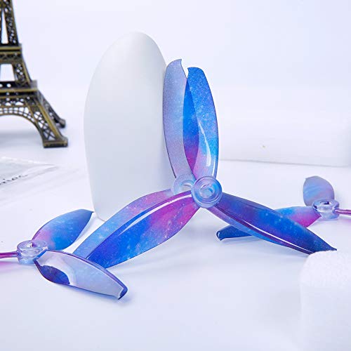 Gemfan 8Pcs 5043 3-Blade Propellers 5 Inch Props (5.0 X 4.3) Cw Ccw For Rc Fpv Drone Quadcopter (Starry) #TOP6