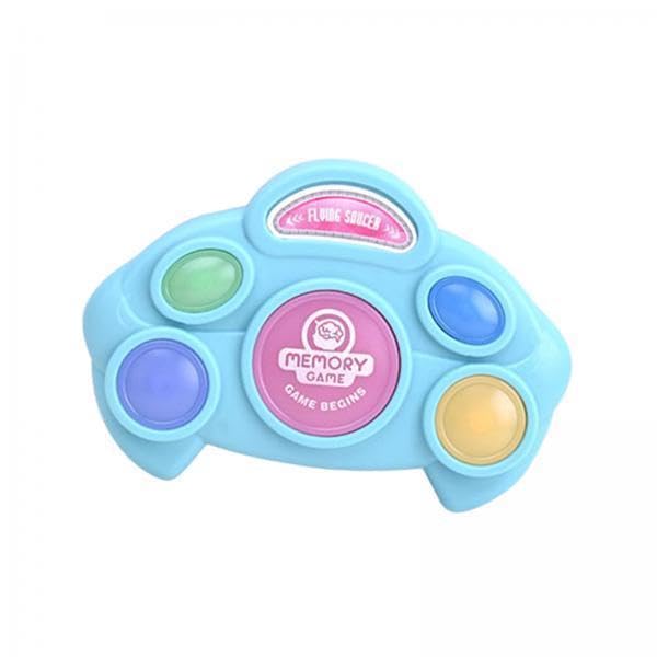 Toy 3xElectronic Memory Game Portable Travel Ages 4 Years and up Fun Memorizing Toy A Type Blue Electronic Games-image-14