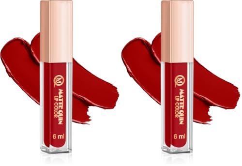 Image of Matte Quin Lip Color| Matte Texture|Long Wear |Smudge Proof |Waterproof-6ml (MQ Flat-216) (Pack of 2)