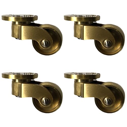 Roulettes pour meubles robustes avec plaque rotative de remplacement