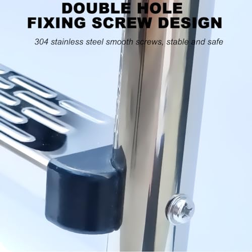 Escalera para piscina de acero inoxidable 304, antideslizante, 2 o 3 peldaños miniatura 5