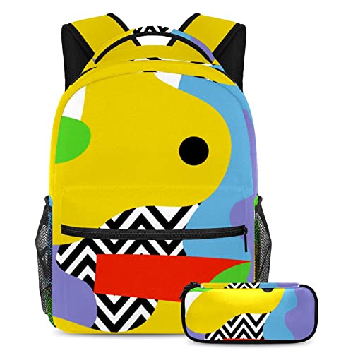 Sac à dos de voyage à texture abstraite design unique pour enfant