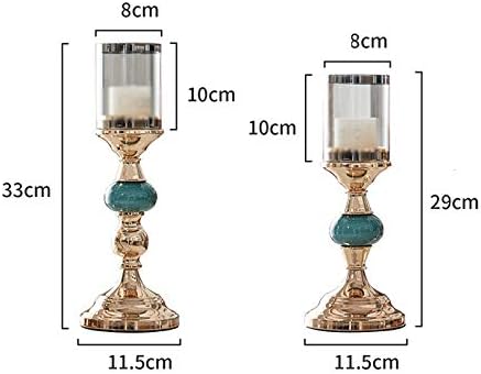 Ceramic Gold Plated Candlestick Wedding Decoration Home Center Table