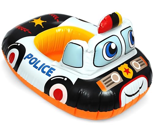 Image of Toyshine Inflatable Police Theme Swimming Pool Tub Tube Water Play Centre Toy for Kids - 78 x 58 Cms