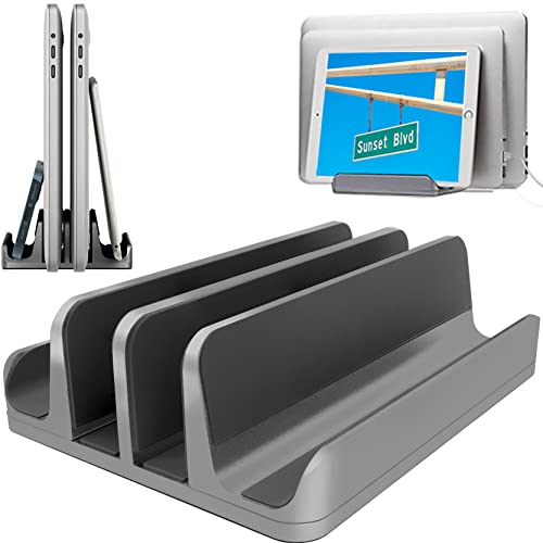 MacBook スタンド 縦置き ノートパソコンスタンド アルミ製