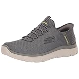 Skechers Men's Summits High Range Hands Free Slip-in Work Shoe Charcoal 6.5 Wide