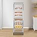 RoiVaaMLT 20-Tier Bun Pan Rack, Aluminum Bakery Rack w/4 Casters, Sheet Pan Rack Home Commercial Kitchen Bakery Storage Cooling for Bread Dough Pizza Cooling, 26