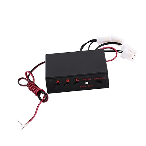 SaiDian 1 unids Flash estroboscópico controlador caja 12V luz intermitente módulo 3 modos intermitentes para coche y motocicleta
