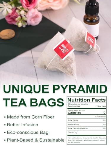 Image of TeeLux Yerba Mate Tea Bags, 3g /bag, Unsmoked Yerba Mate Tea, Rich in Antioxidant, Hot & Iced Tea, 50 Count