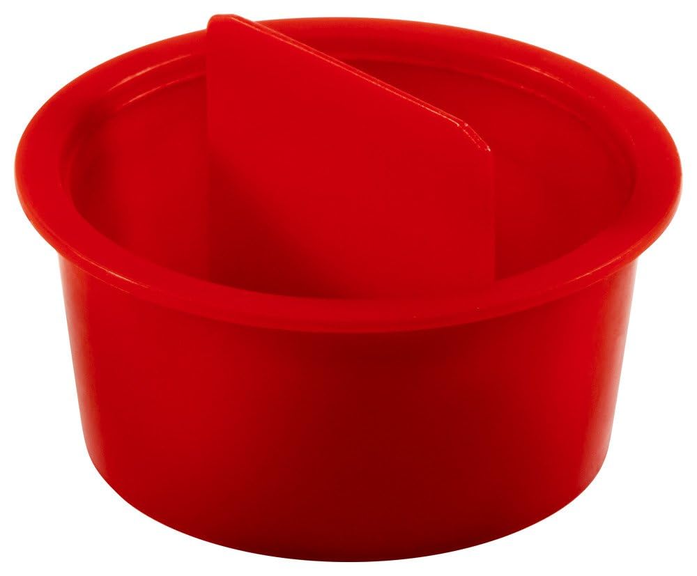 Caplugs QCPT16Q1 - Tapón cónico con lengüeta central de plástico, CPT-16, PE-LD, tapón OD de 1.6 pulgadas, ID de 1.45 pulgadas, rojo (paquete de 200)