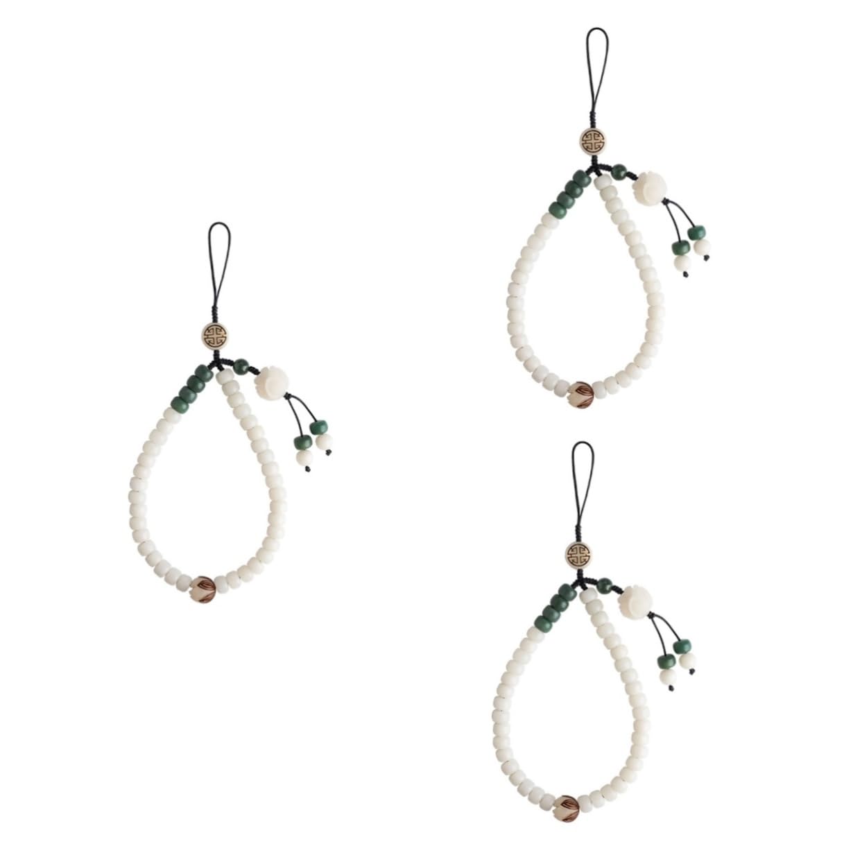 Lanyard de teléfono móvil jojofuny con colgante de jade bodhi para exterior 8