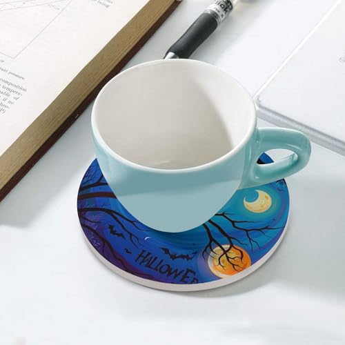 Dessous de verre corbeau bleu pour protéger vos boissons sur la table de salon avec élégance
