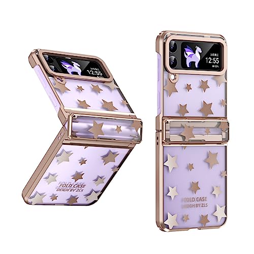 Coque Samsung Z Flip 3 antichoc ultra mince et transparente motif étoile