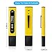 Digital PH Meter - 0.01 PH High Accuracy Water Quality Tester PH 0.0-14.0 PH Monitor ATC Pocket Pen Analyzer Pool Water Aquarium Pocket Portable (Yellow)