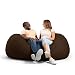 Big Joe 0002656 Media Lounger Foam Filled Bean Bag Chair, Cocoa Lenox