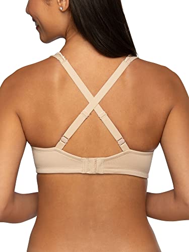 Vanity Fair Women's Body Caress Full Coverage Wirefree Bra 72335, Damask Neutral, 42B #TOP3