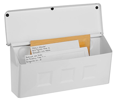 Architectural Mailboxes 2689W-10 Wayland Wallmount Mailbox, Small, White #TOP5