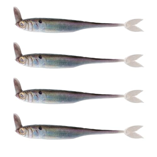 6th Sense Masterclass Strobe Shaker Forward-Facing Sonar Minnow – Realistic Soft Plastic Bait with Bill-Driven Action – 3.3