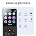 AGPTEK A02S 16GB MP3 Player, 70 Hours Playback Lossless Sound Music Player, Supports up to 128GB, (Black+Pink)